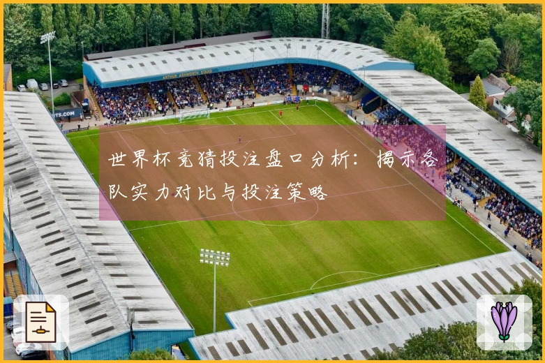世界杯竞猜投注盘口分析：揭示各队实力对比与投注策略